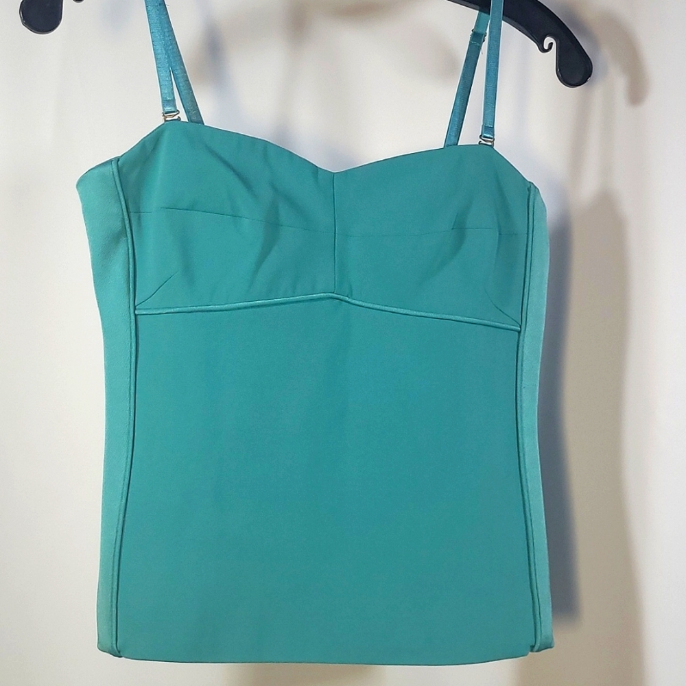 Guess Marciano Bustier Tank, Aqua ~ Brand New
